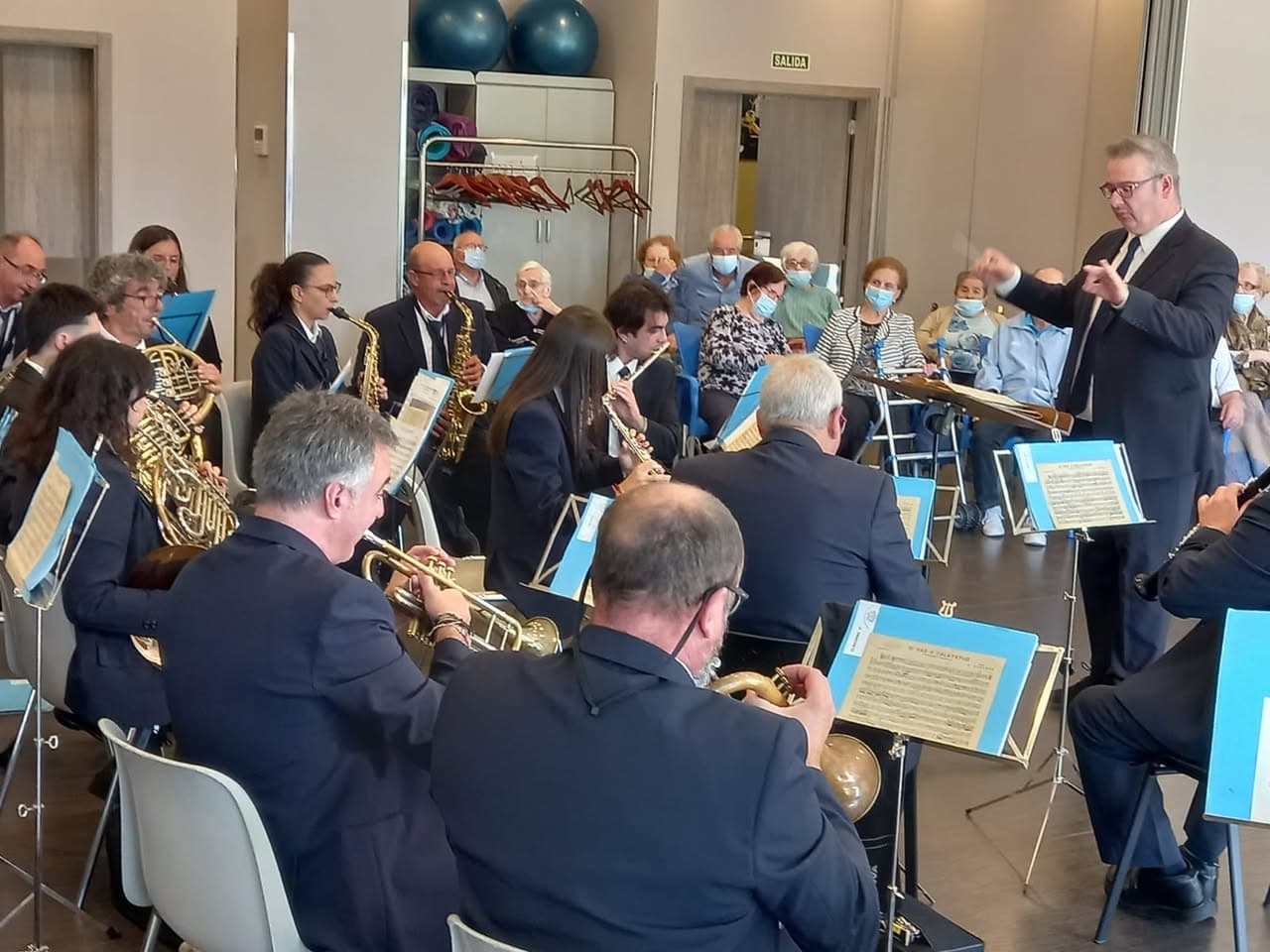 Actuación de la Banda de Música de Langreo