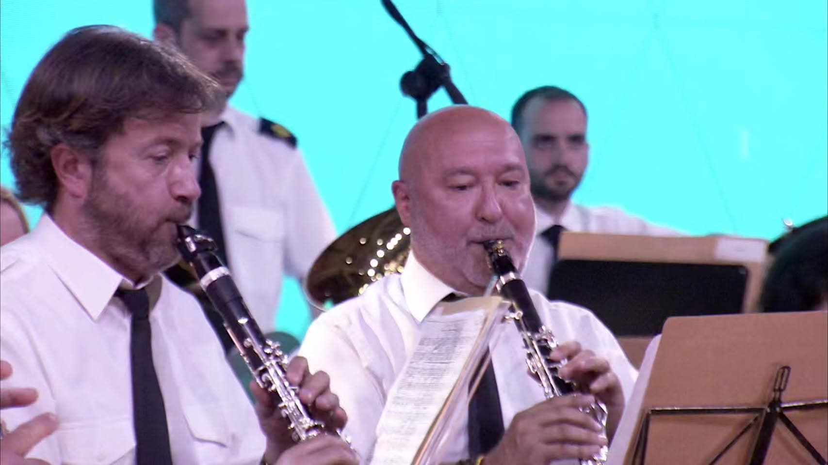 Actuación de la Banda de Música de Langreo