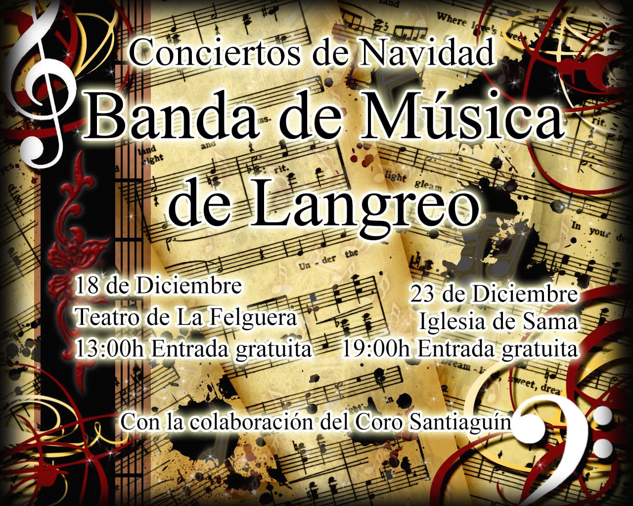 Banda de Música de Langreo - concierto navidad 2016