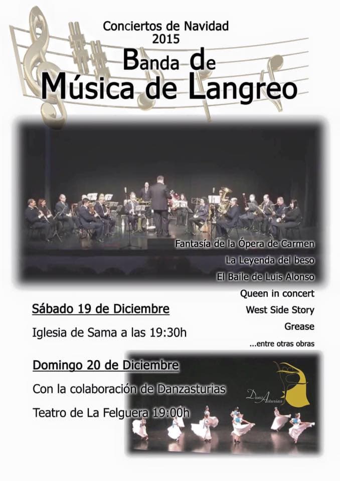 Banda de Música de Langreo - foto enero 2016