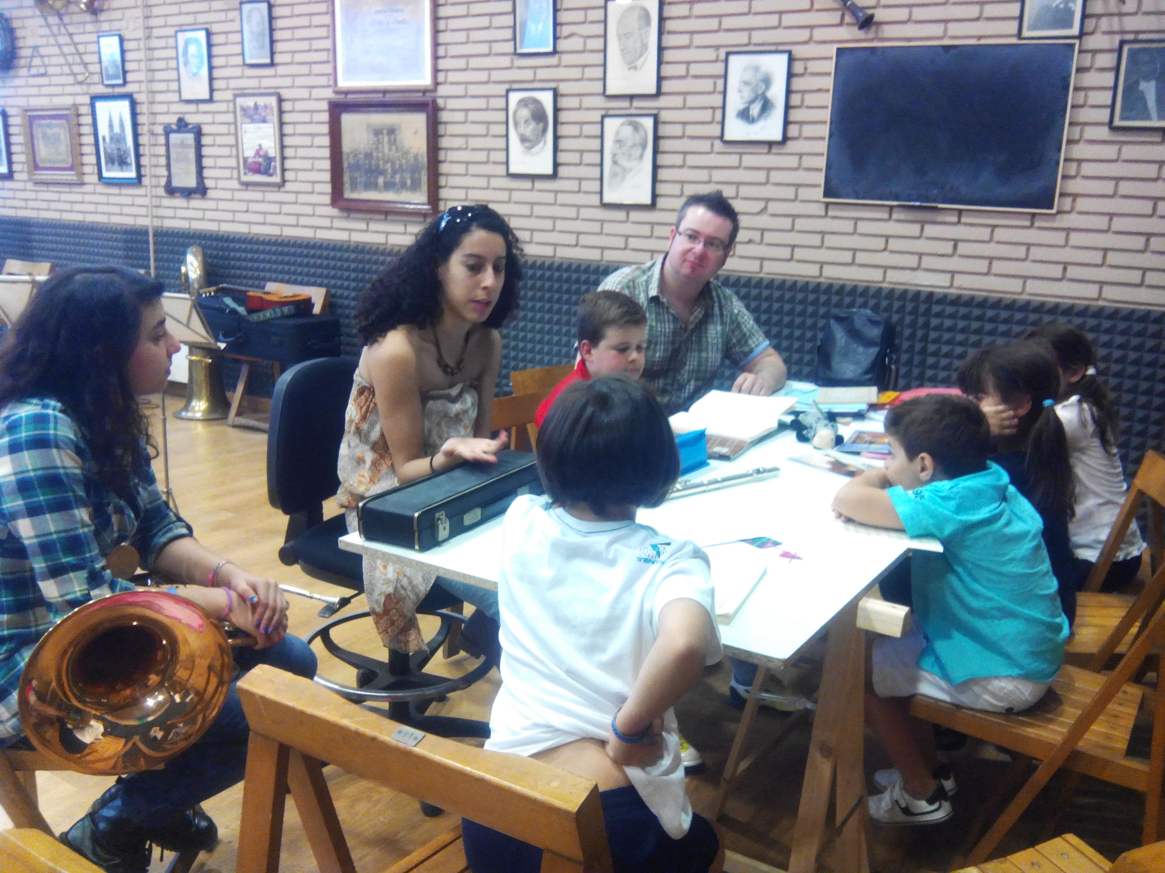 Banda de Música de Langreo - alumnos instrumentos