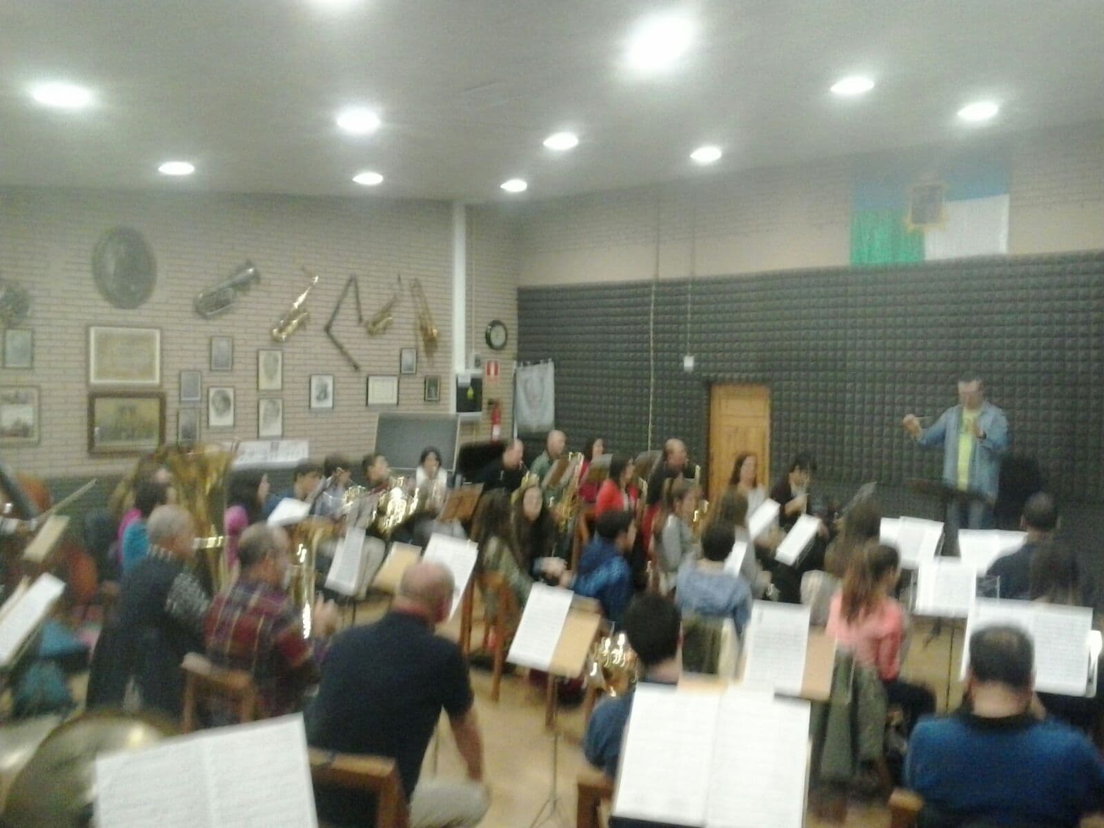 Banda de Música de Langreo - ensayo conservatorio