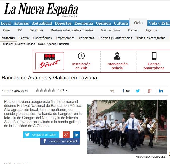 Banda de Música de Langreo - festival bandas